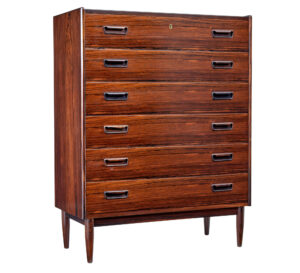Mid 20th Century Scandinavian Tall Chest of Drawers — thumbnail 2