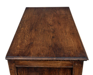 English Carved Oak Gothic Revival Cupboard — thumbnail 5