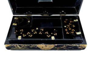 19th Century Black Lacquered Jewellery Box — thumbnail 7