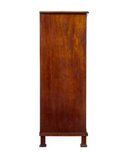 19th Century Mahogany and Brass Tall Chest of Drawers — thumbnail 2