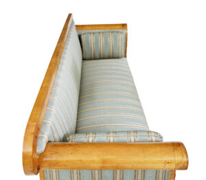 19th Century Swedish Carved Birch Sofa — thumbnail 6