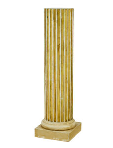 EARLY 20TH CENTURY SCANDINAVIAN GILT PEDESTAL COLUMN