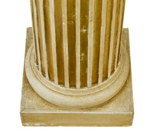 Early 20th Century Scandinavian Gilt Pedestal Column — thumbnail 3