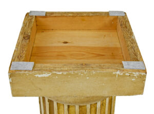 Early 20th Century Scandinavian Gilt Pedestal Column — thumbnail 2