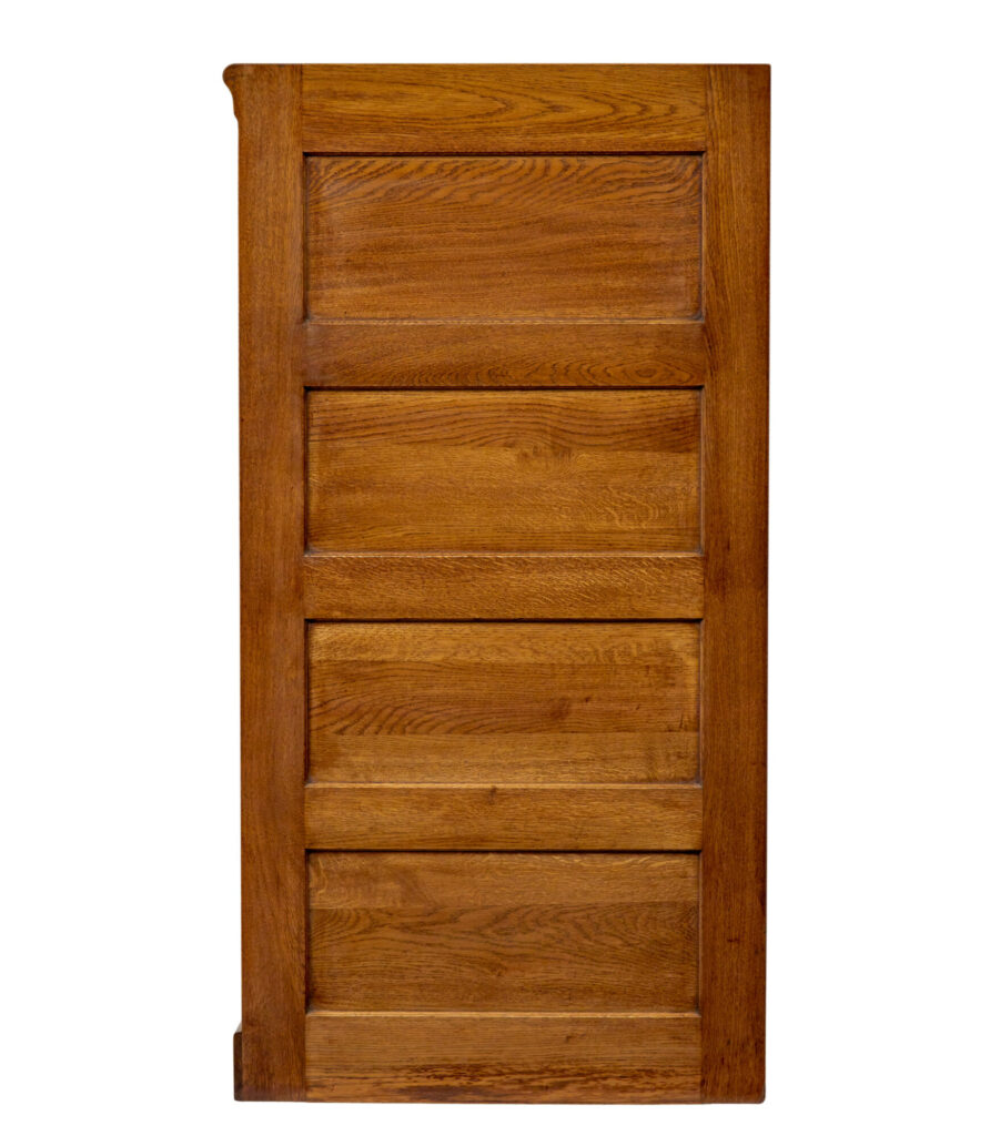 Mid Century Scandinavian Oak Filing Cabinet — image 7