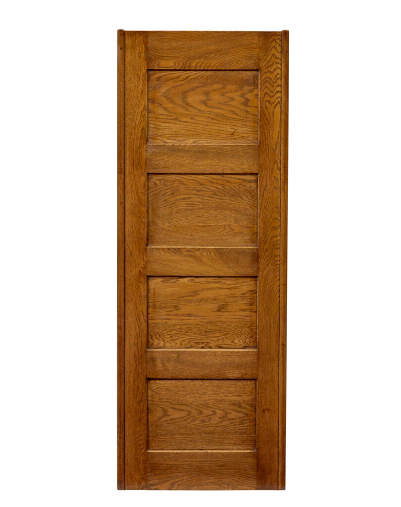 Mid Century Scandinavian Oak Filing Cabinet — image 6