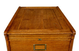 Mid Century Scandinavian Oak Filing Cabinet — thumbnail 4
