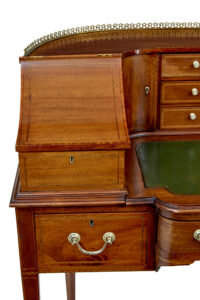 19th Century Mahogany Carlton House Desk — thumbnail 11