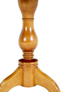 Swedish Mid Century Circular Birch Occasional Table — thumbnail 3