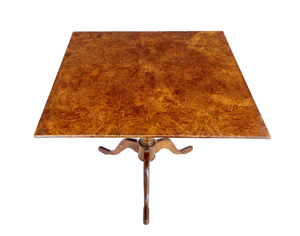 Swedish 19th Century Alder Root Tilt Top Side Table — image 4