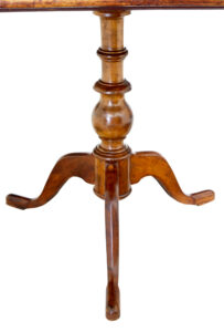 Swedish 19th Century Alder Root Tilt Top Side Table — thumbnail 2