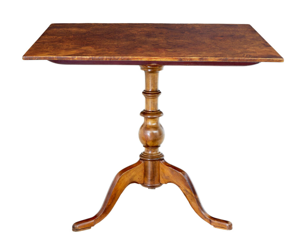 Swedish 19th Century Alder Root Tilt Top Side Table — image 9