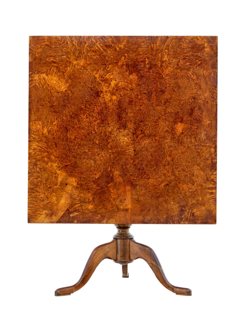 Swedish 19th Century Alder Root Tilt Top Side Table — image 6
