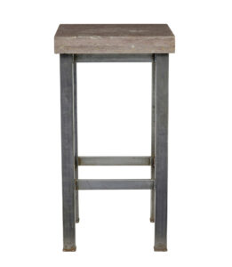 20th Century Tubular Steel Lamp Table with Marble Top — thumbnail 7