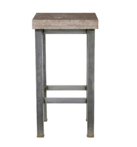 20th Century Tubular Steel Lamp Table with Marble Top — thumbnail 6