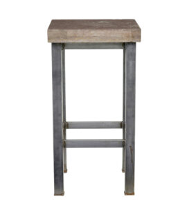 20th Century Tubular Steel Lamp Table with Marble Top — thumbnail 4