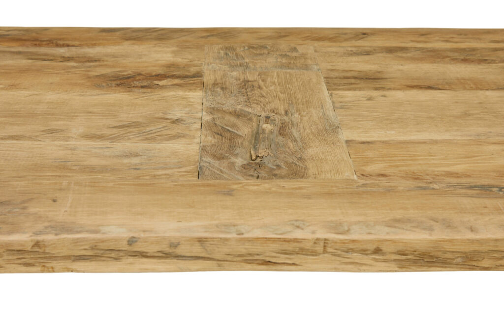 Large Solid Handmade Oak X Frame Dining Table — image 5