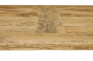 Large Solid Handmade Oak X Frame Dining Table — thumbnail 5