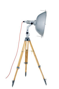 MID 20TH CENTURY THEATRE LAMP BY JUPITERLICHT