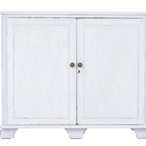 SWEDISH 19TH CENTURY PAINTED PINE CUPBOARD