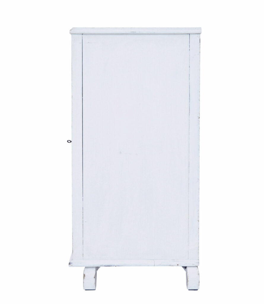Swedish 19th Century Painted Pine Cupboard — image 6