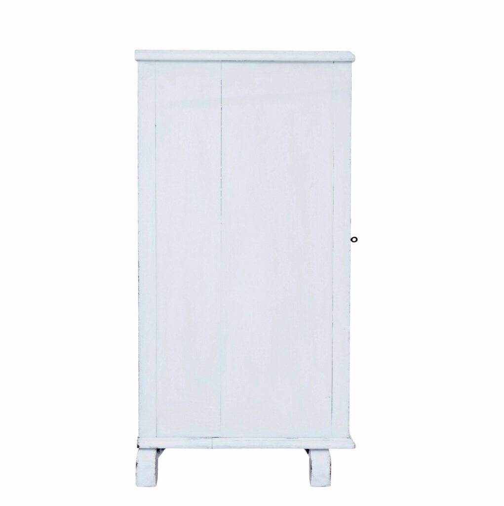 Swedish 19th Century Painted Pine Cupboard — image 4