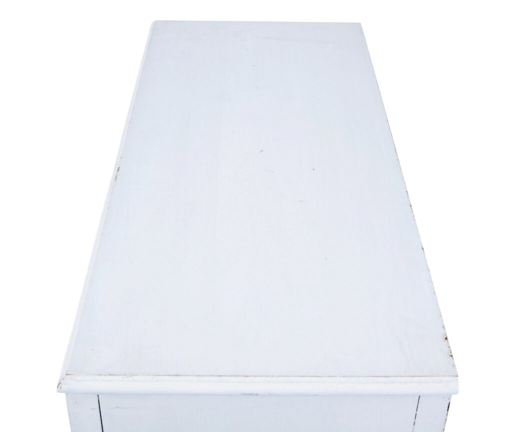 Swedish 19th Century Painted Pine Cupboard — image 2