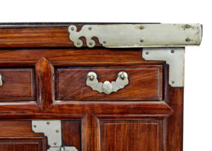 Early 20th Century Decorative Korean Cabinet — thumbnail 3
