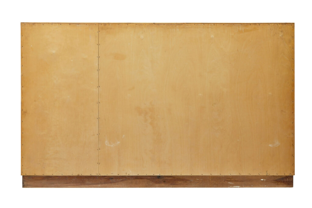 Swedish Mid Century Elm Open Bookcase — image 7