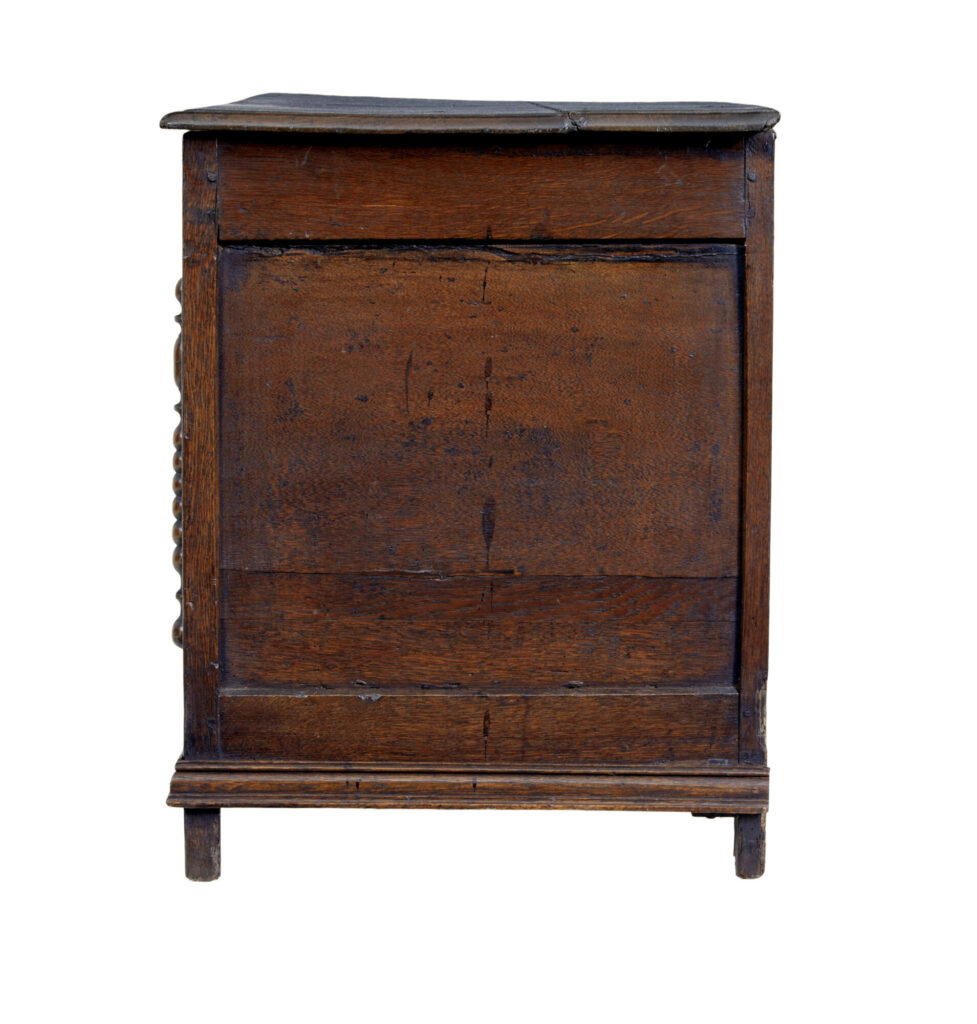18th Century Small English Oak Coffer — image 7