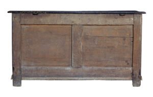 18th Century Small English Oak Coffer — thumbnail 6