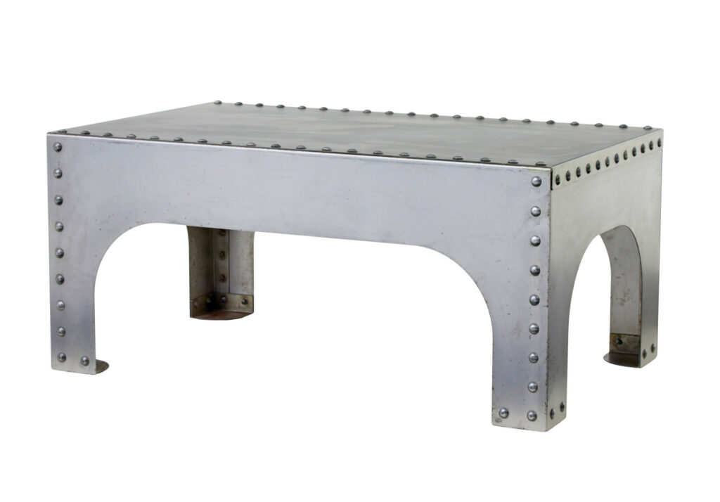 Hand Made Industrial Steel Coffee Table