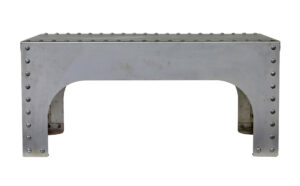 Hand Made Industrial Steel Coffee Table — thumbnail 3