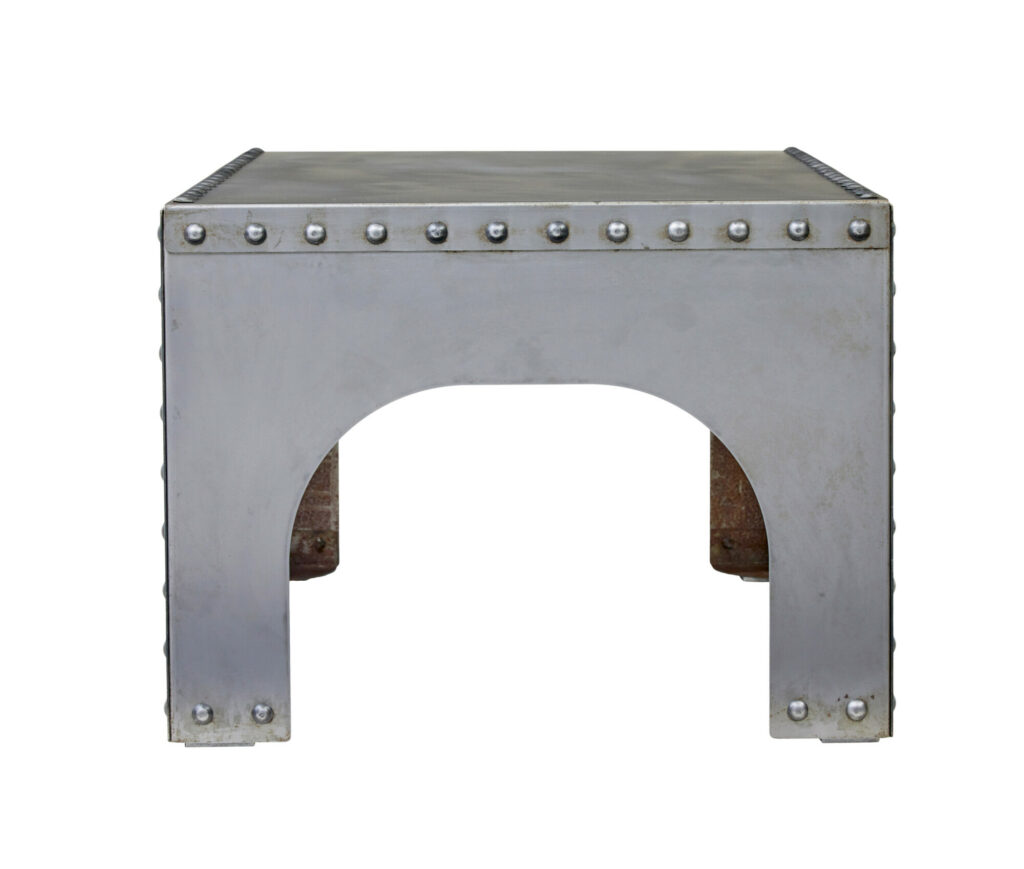 Hand Made Industrial Steel Coffee Table — image 2