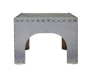Hand Made Industrial Steel Coffee Table — thumbnail 2