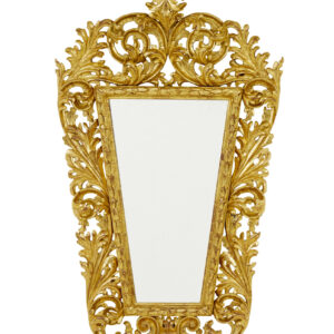 18TH CENTURY CARVED ITALIAN ROCOCO GILTWOOD MIRROR