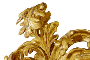 18th Century Carved Italian Rococo Giltwood Mirror — thumbnail 5