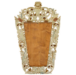 18th Century Carved Italian Rococo Giltwood Mirror — thumbnail 2