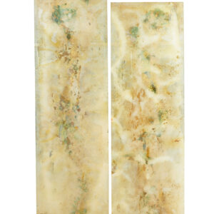 PAIR OF LARGE FRENCH 1950’s ACRYLIC ABSTRACT PANELS