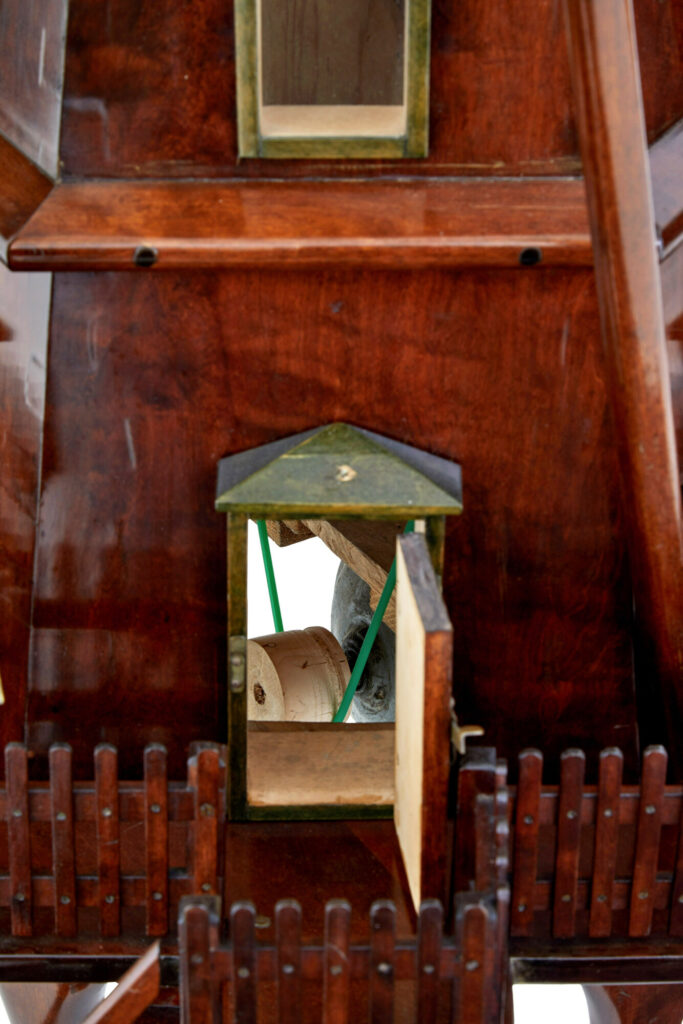 Early 20th Century Decorative Dutch Working Windmill — image 4