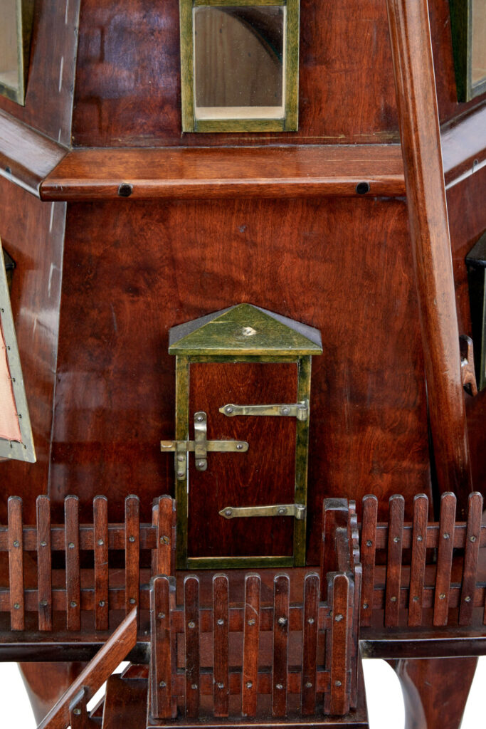 Early 20th Century Decorative Dutch Working Windmill — image 3