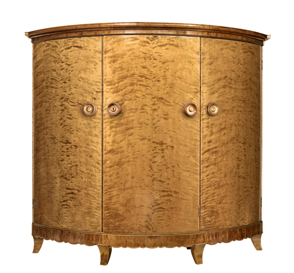 Rare 1930’s Birch Cabinet of Grand Proportions Otto Schulz for Boet