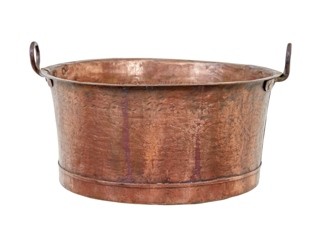 Victorian 19th Century Large Copper Cooking Pot