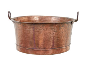 VICTORIAN 19TH CENTURY LARGE COPPER COOKING POT