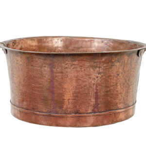 VICTORIAN 19TH CENTURY LARGE COPPER COOKING POT