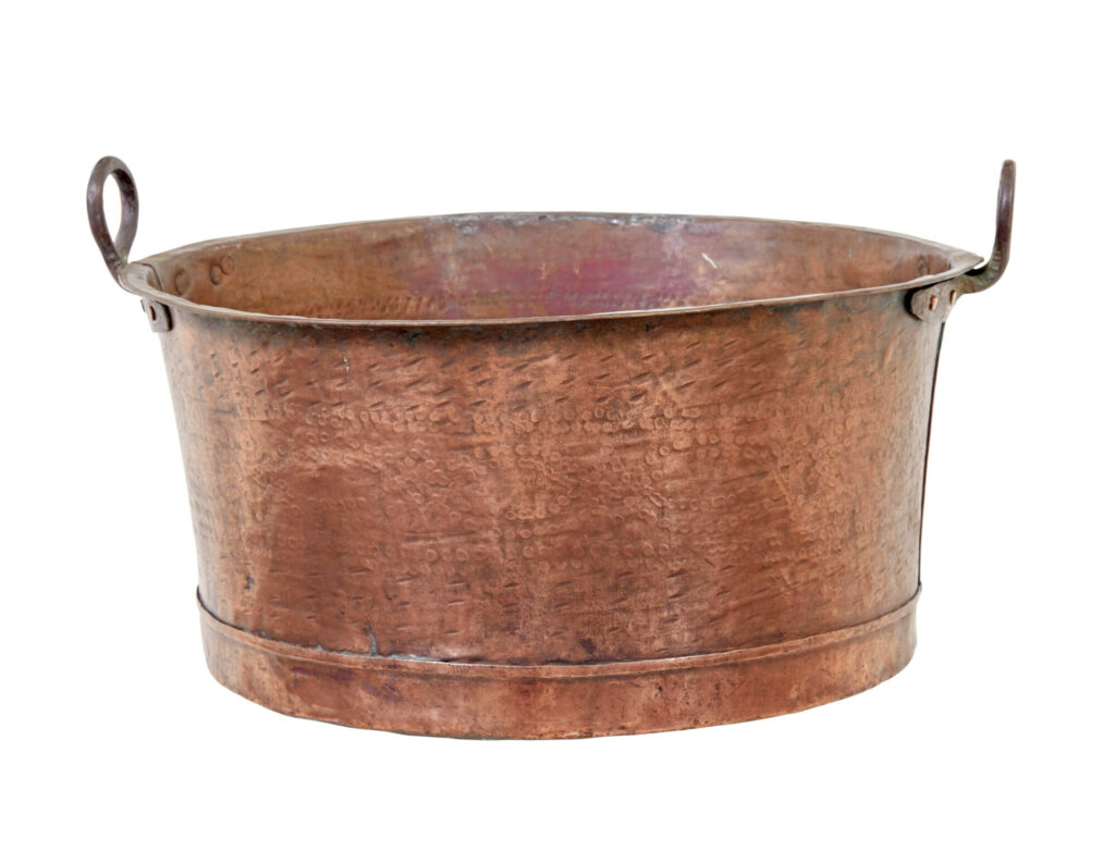 Victorian 19th Century Large Copper Cooking Pot — image 5