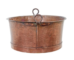 Victorian 19th Century Large Copper Cooking Pot — thumbnail 4