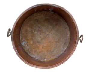 Victorian 19th Century Large Copper Cooking Pot — thumbnail 3