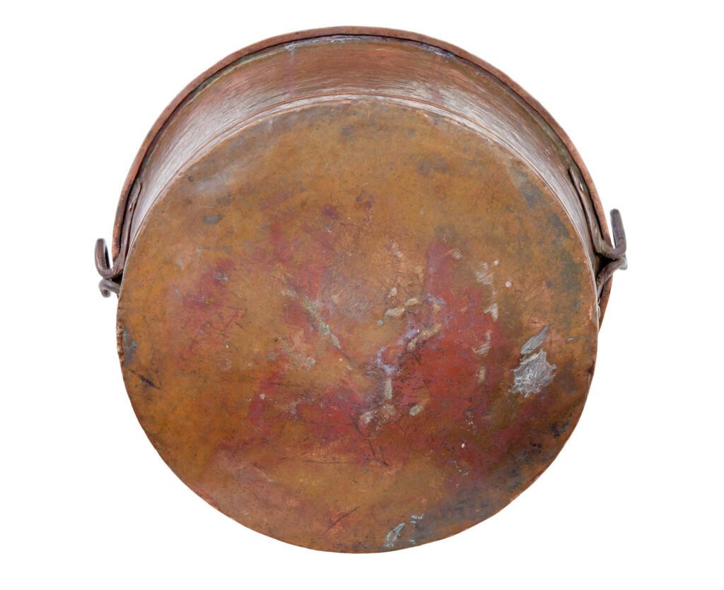 Victorian 19th Century Large Copper Cooking Pot — image 2