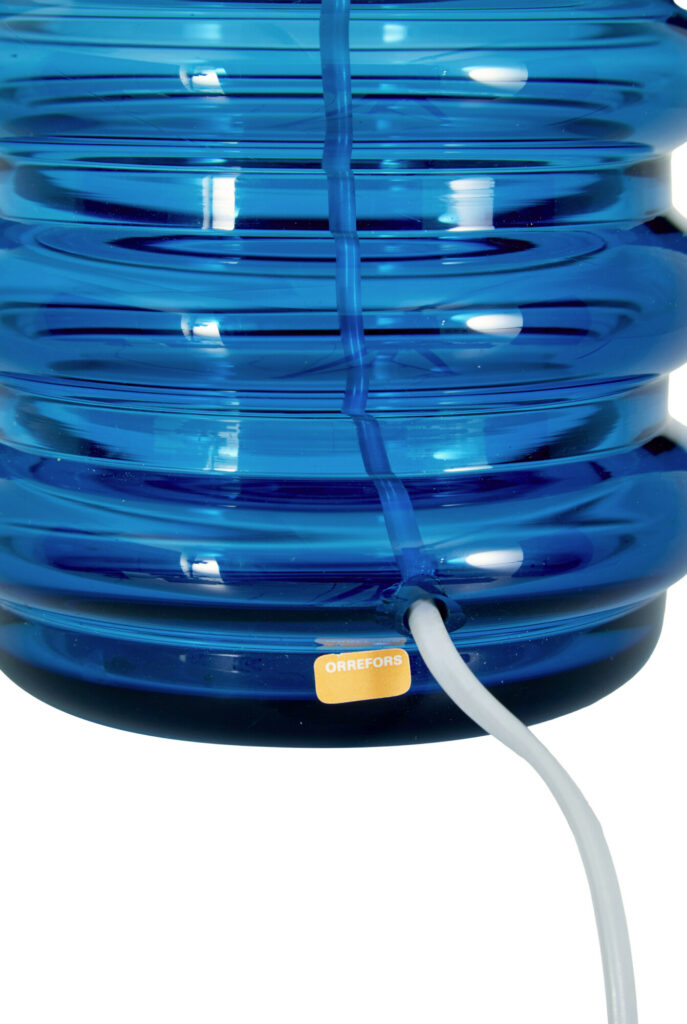 20th Century Coloured Glass Orrefors Lamp — image 5